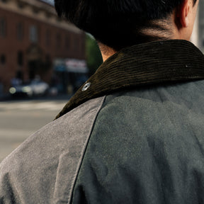 Barbour Patchwork Bedale Wax Jacket Sage