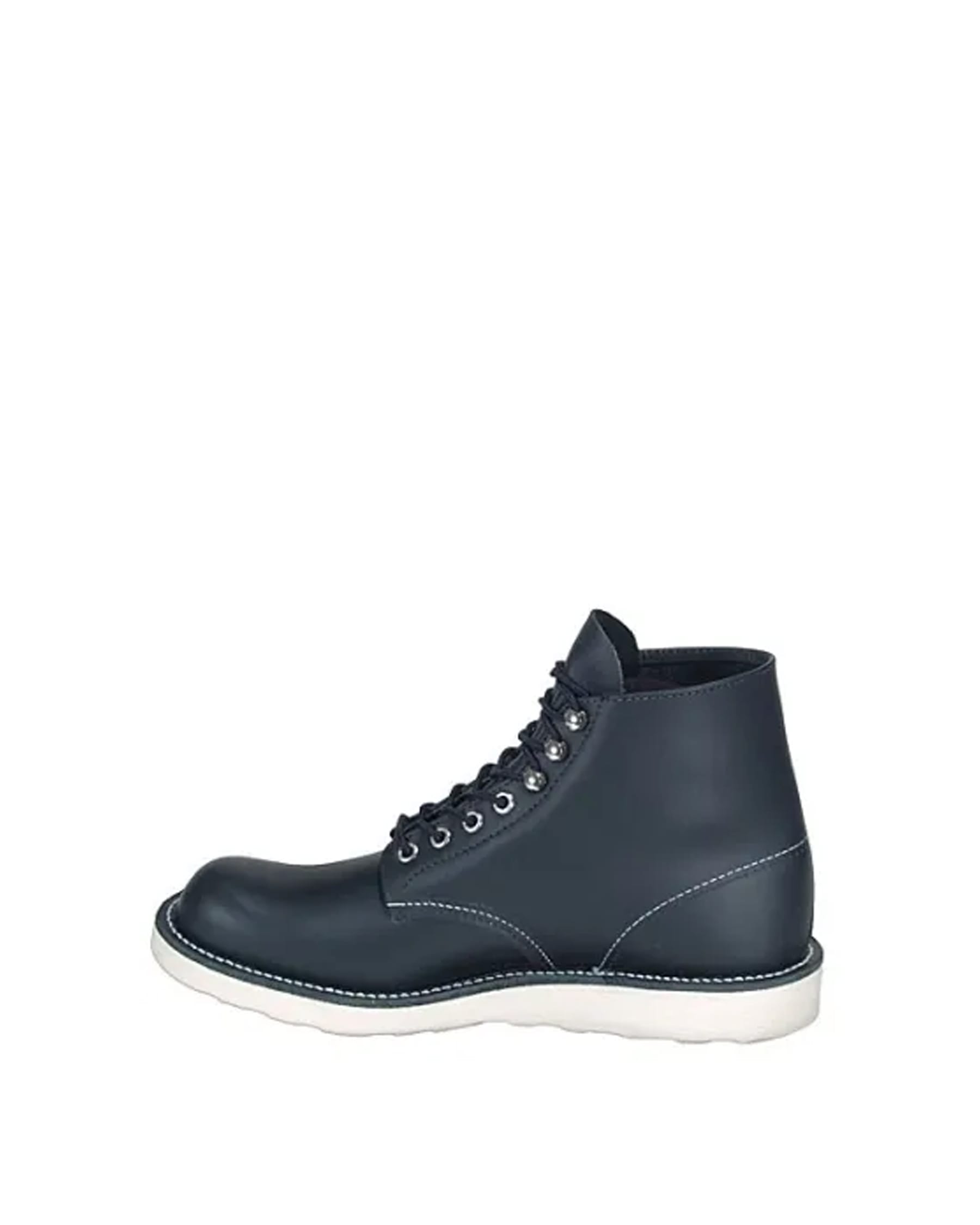 Red Wing Heritage 8165 6-Inch Round Toe Boot Black Chrome