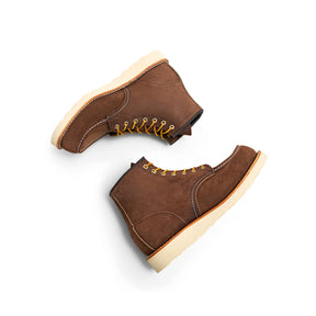 FALL 2025 Red Wing Heritage 8836 6" Moc Toe Boot Muleskinner Chocolate