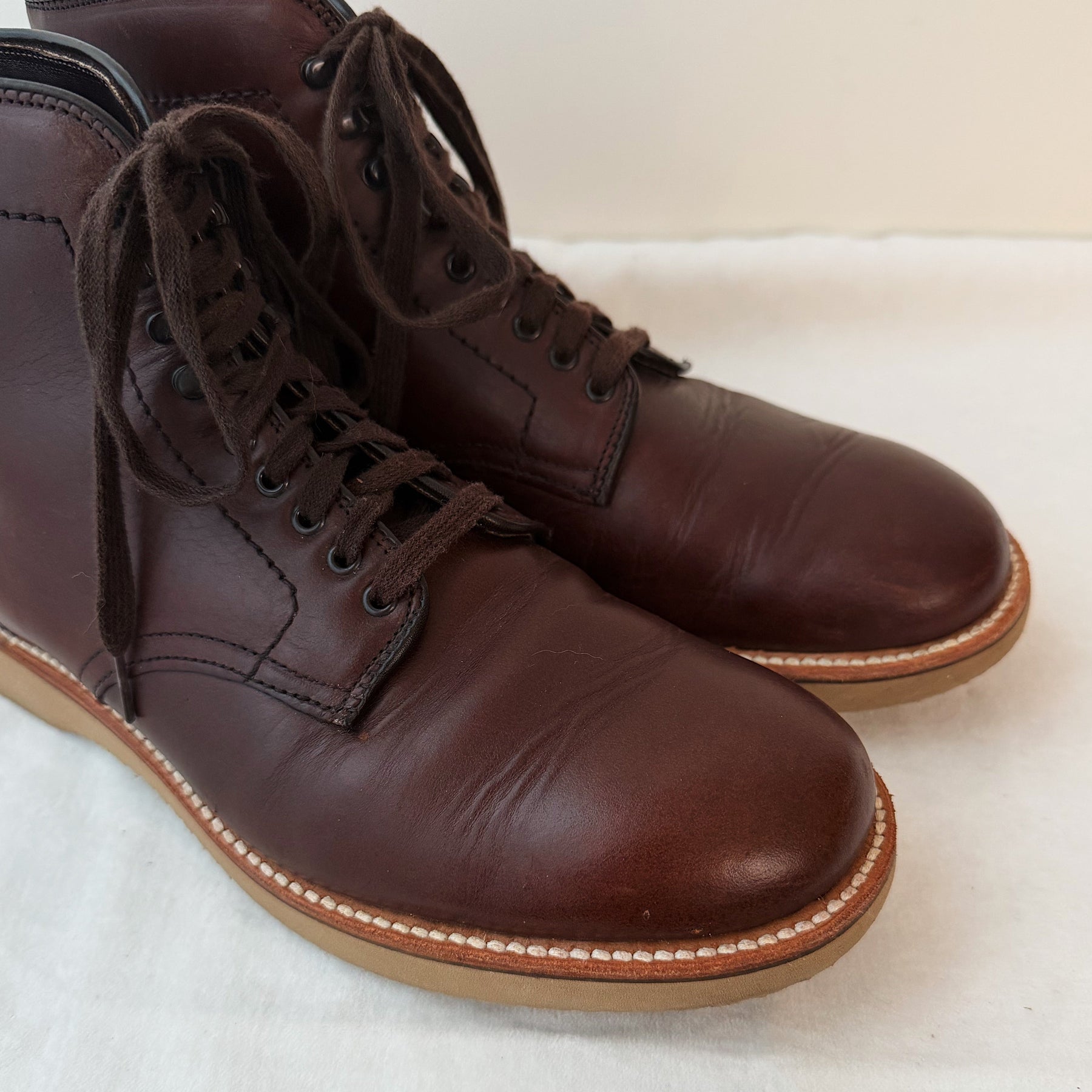 Alden x Snake Oil Provisions Pike Boot Brown Chromexcel PRE-OWNED/ FINAL SALE