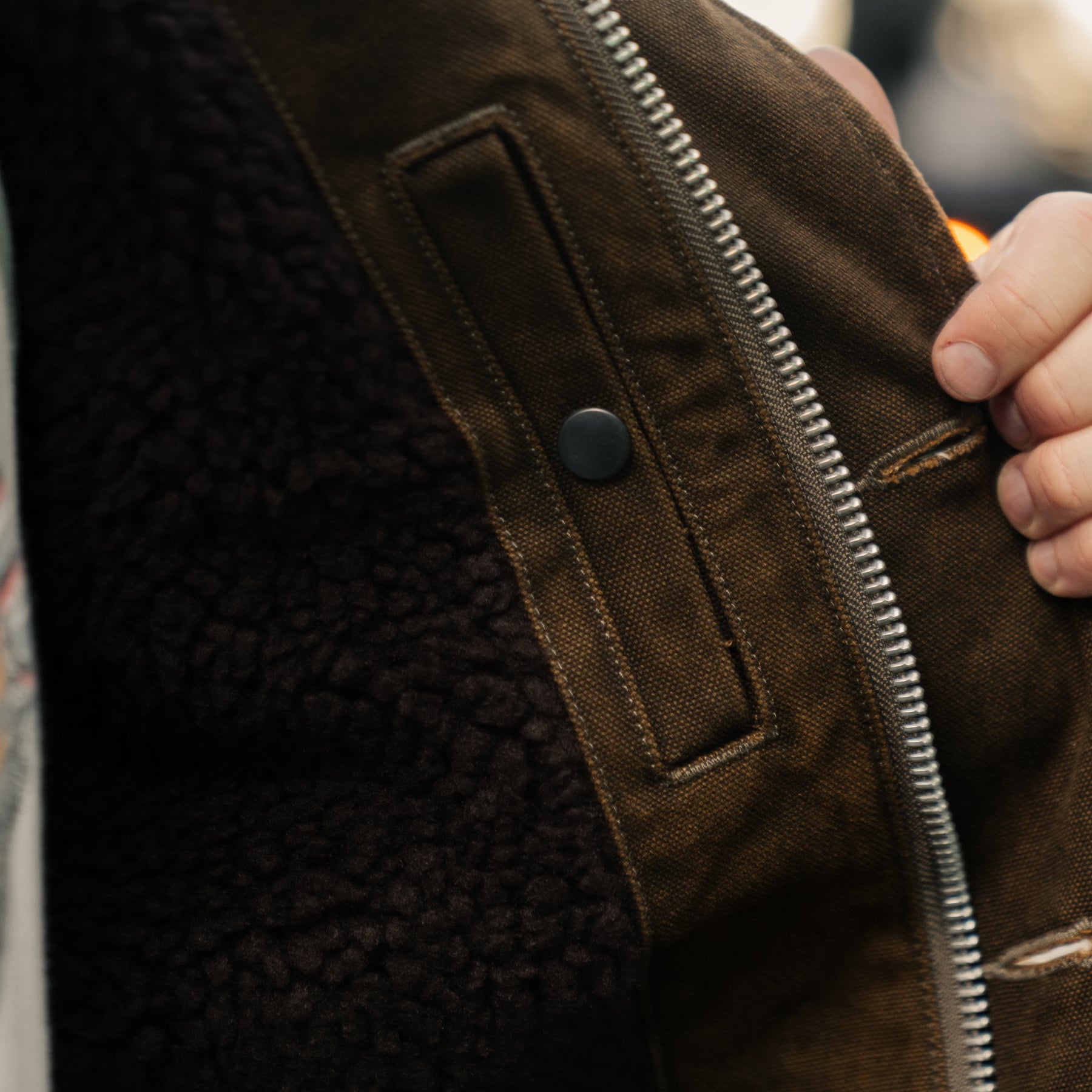 Iron Heart IHV-51-BRN 12oz Duck N1 Deck Vest Brown