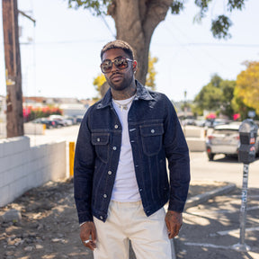 Rogue Territory 15oz Rinsed Indigo Cruiser Jacket