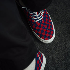Vans LX Authentic Reissue 44 EK-Punk Check Red/ Blue FINAL SALE
