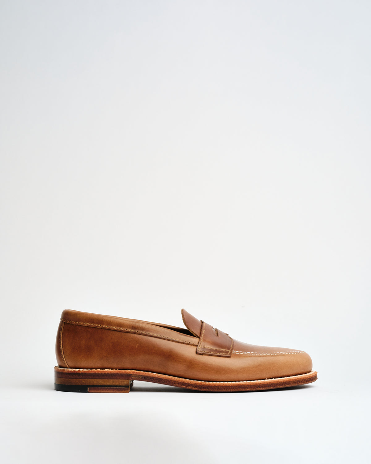 Alden x Snake Oil Provisions Unlined Loafer Natural Chromexcel