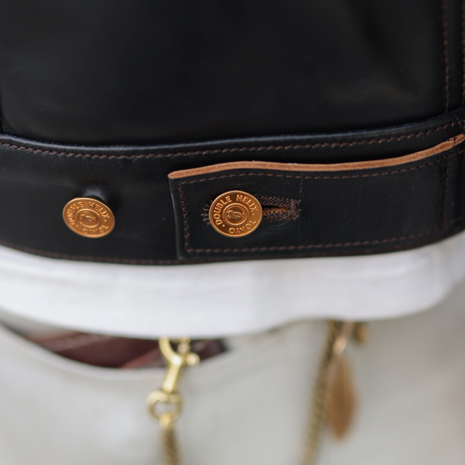 Double Helix Western Pioneer Horsehide Type III Jacket Black PRE-ORDER DEPOSIT