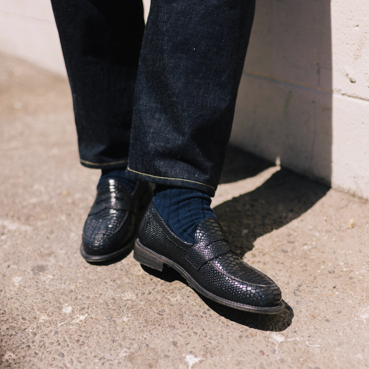Snake Oil Provisions x Santa Rosa Brand Loafer Black Snake PRE-ORDER