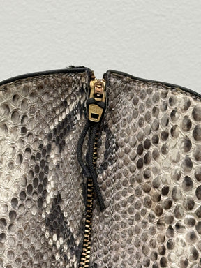 Planet Cowboy Zip Ups Snakeskin Western Boot FINAL SALE