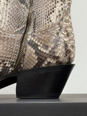 Planet Cowboy Zip Ups Snakeskin Western Boot FINAL SALE