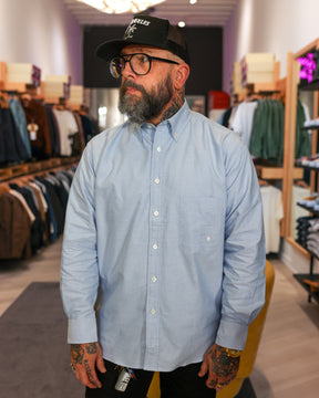 Aaron Levine New York Oxford Shirt Blue