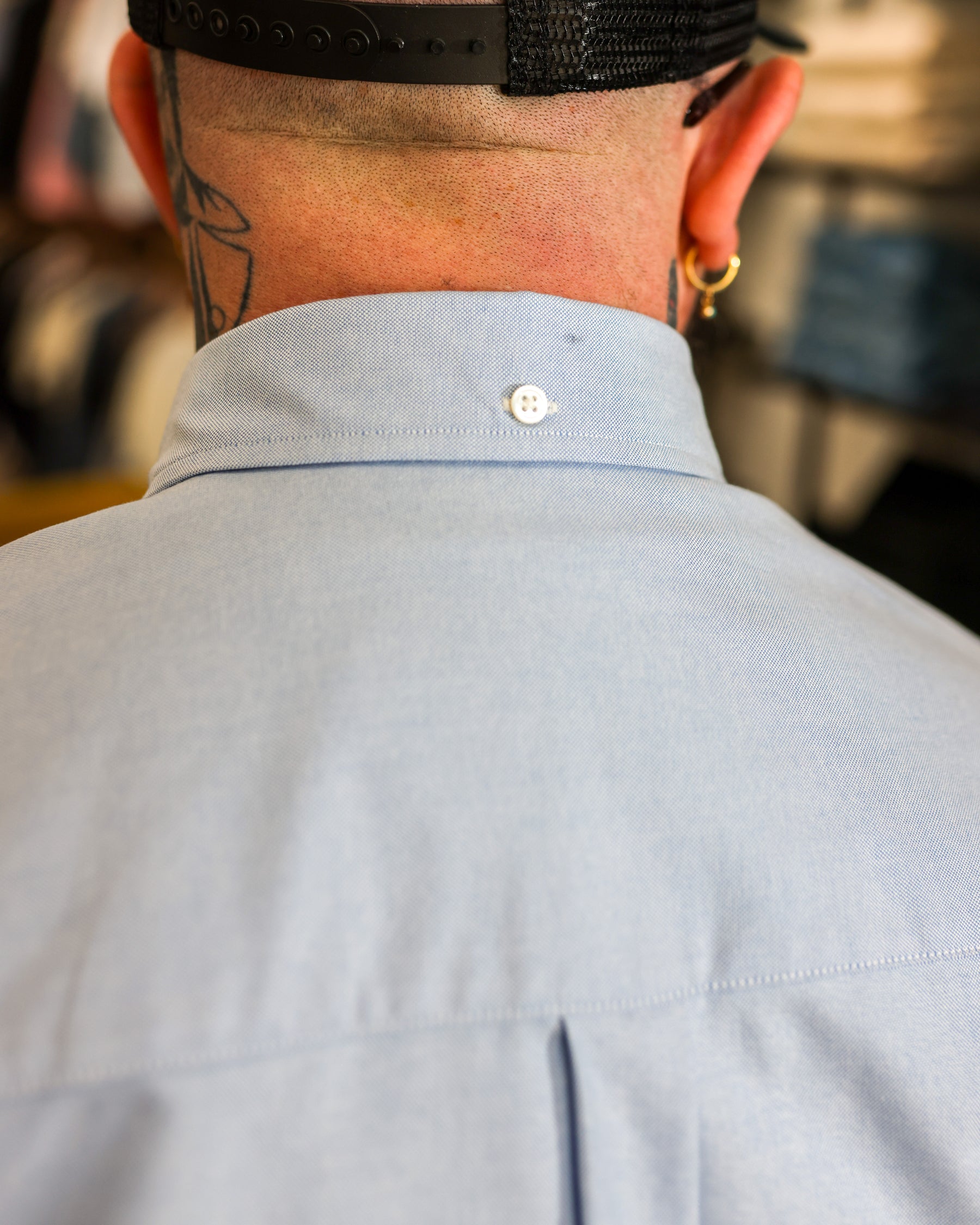 Aaron Levine New York Oxford Shirt Blue
