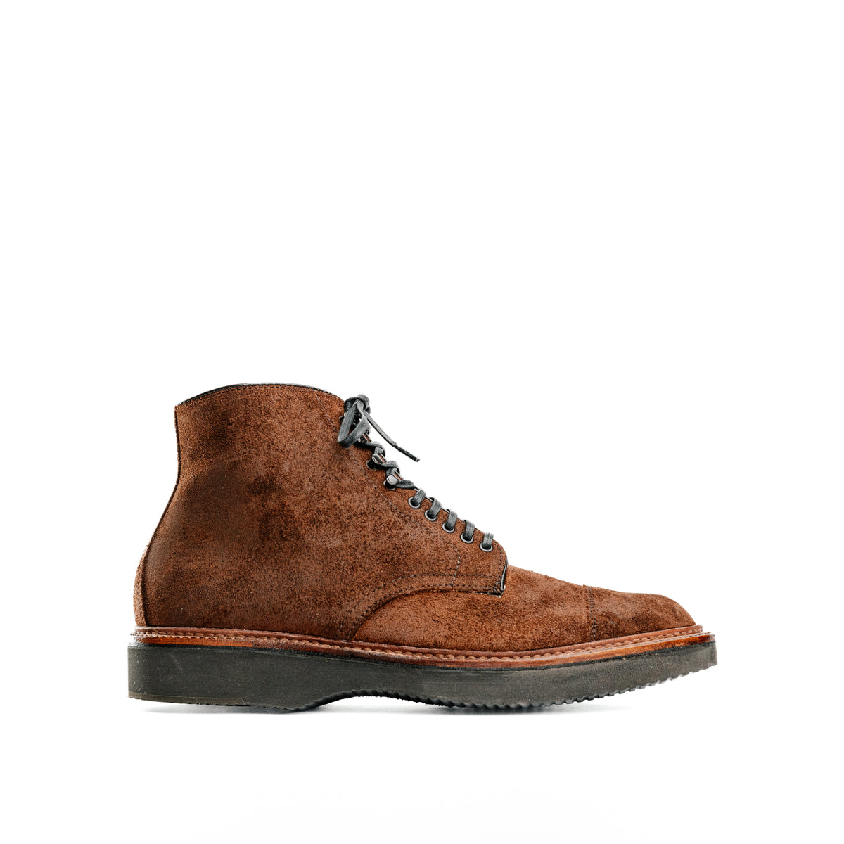 Alden x Snake Oil Provisions Lafayette Boot Reverse Tobacco Chamois