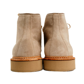 Alden x Snake Oil Provisions Lestat Plain Toe Boot Milkshake Suede