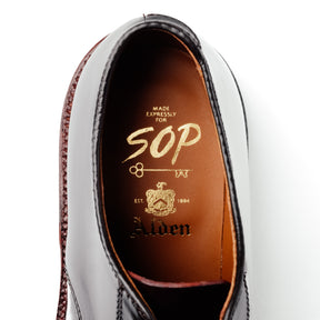 Alden x Snake Oil Provisions Continental Unlined Dover Color 8 Shell Cordovan
