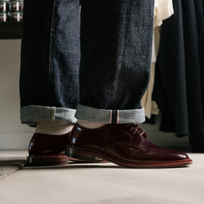 Alden x Snake Oil Provisions Continental Unlined Dover Color 8 Shell Cordovan
