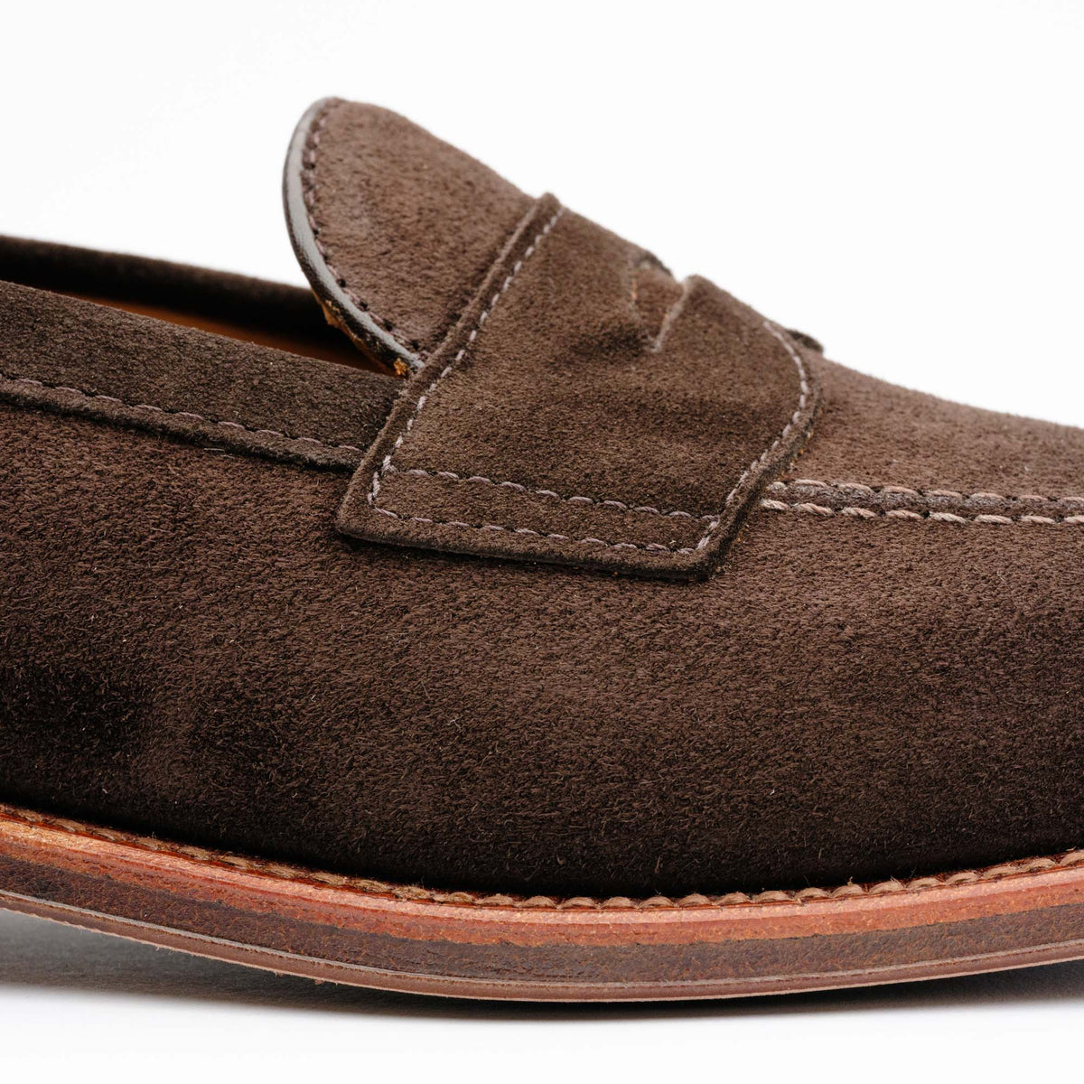Alden 6176F Leisure Loafer Chocolate Suede