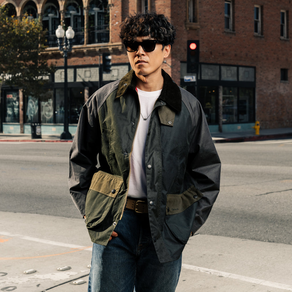 Barbour Bedale パッチワーク リメイク Barbour Bedale パッチワーク リメイク Barbour Bedale パッチワーク