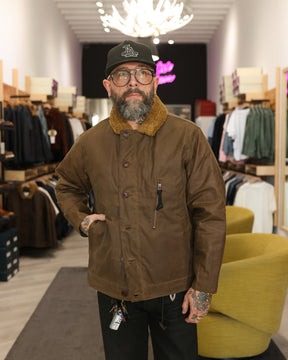 Barbour Macklow Wax Jacket Bark