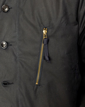 Barbour Macklow Wax Jacket Navy