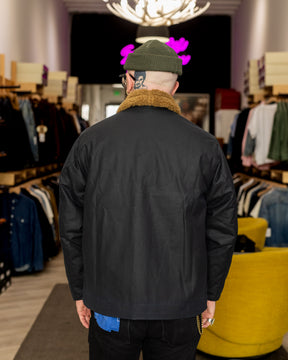 Barbour Macklow Wax Jacket Navy