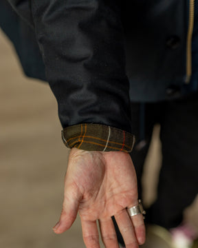 Barbour Macklow Wax Jacket Navy