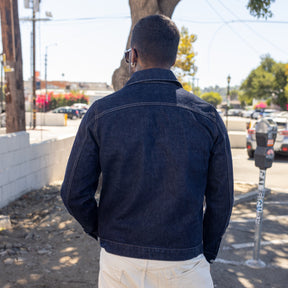 Rogue Territory 15oz Rinsed Indigo Cruiser Jacket