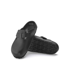 Birkenstock Boston Exquisite Leather Black FINAL SALE