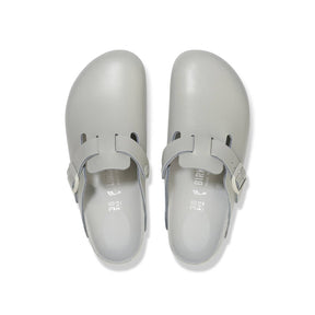 Birkenstock Boston Exquisite Leather Mineral Gray FINAL SALE