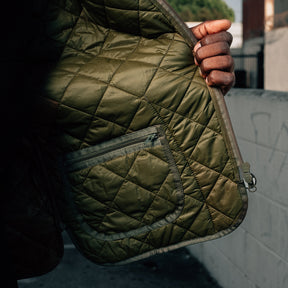 Barbour Liddesdale Quilted Liner Army Green FINAL SALE