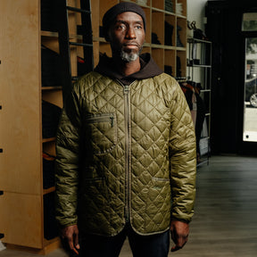Barbour Liddesdale Quilted Liner Army Green FINAL SALE