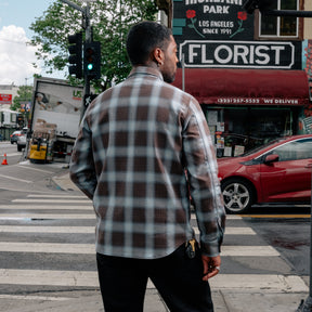 Rogue Territory Field Shirt Brown Shadow Plaid