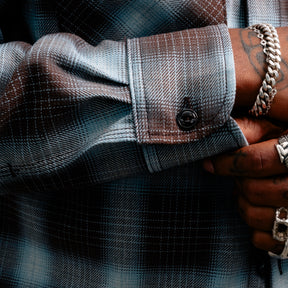 Rogue Territory Field Shirt Brown Shadow Plaid