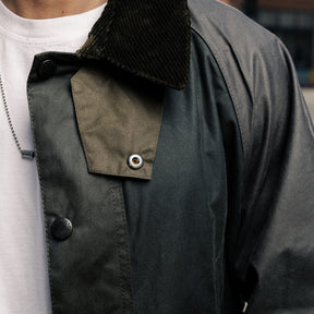Barbour Patchwork Bedale Wax Jacket Sage