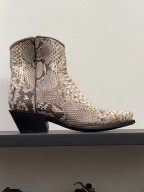 Planet Cowboy Zip Ups Snakeskin Western Boot FINAL SALE
