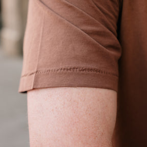 FALL 2025 RRL Garment Dyed Pocket T-Shirt Chocolate
