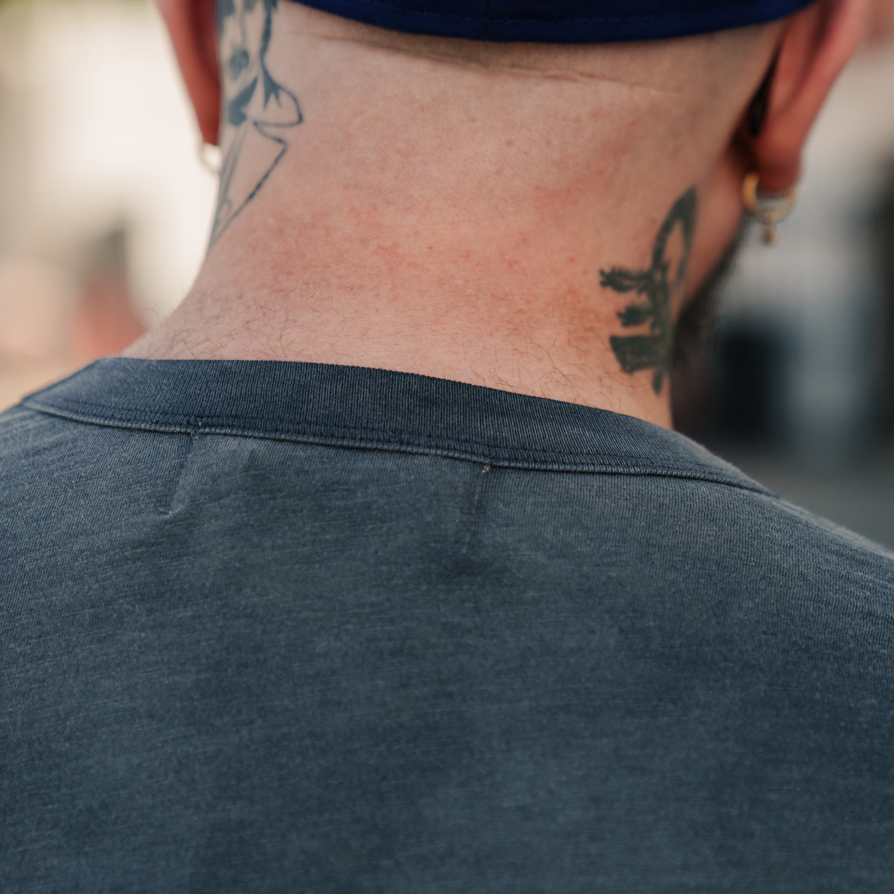 All-Time High Ultra Light Slub Knit Long Sleeve Tee Navy