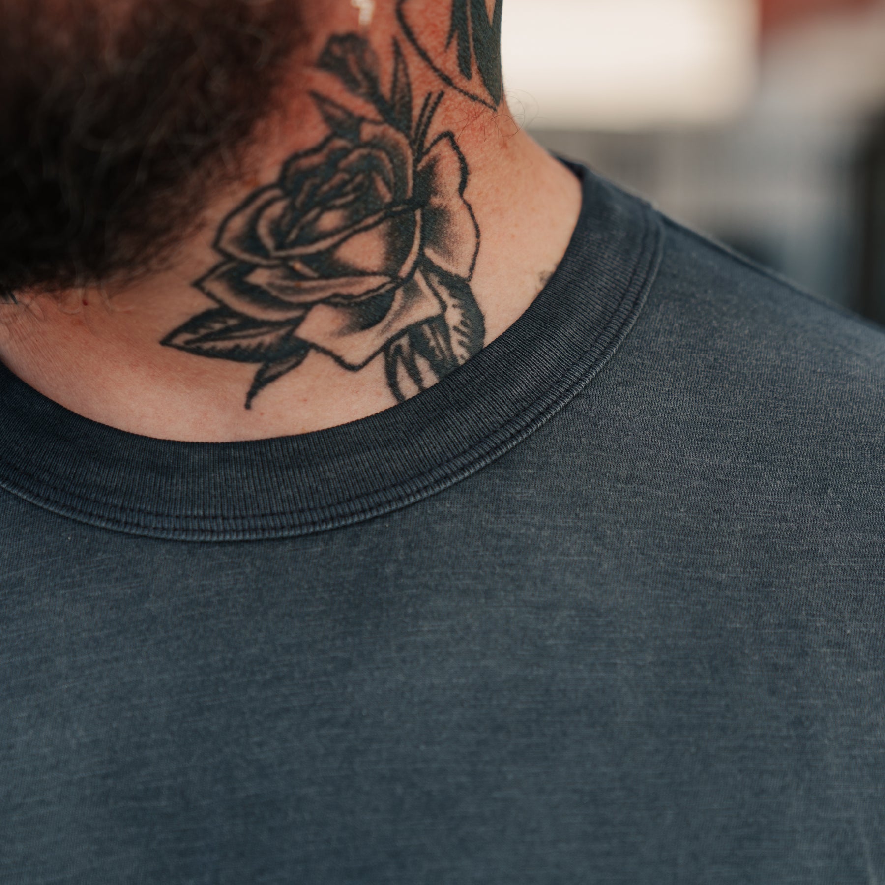 All-Time High Ultra Light Slub Knit Long Sleeve Tee Navy