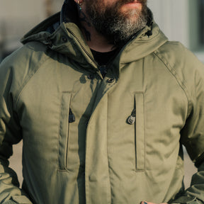 Iron Heart IHJ-154-OLV 8oz Sateen/ Primaloft Winter Parka Jacket Olive