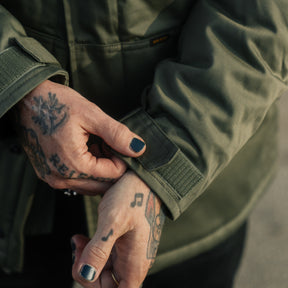 Iron Heart IHJ-154-OLV 8oz Sateen/ Primaloft Winter Parka Jacket Olive