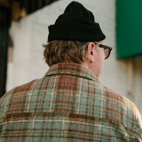 RRL Plaid Wool-Blend Workshirt Green/ Multi