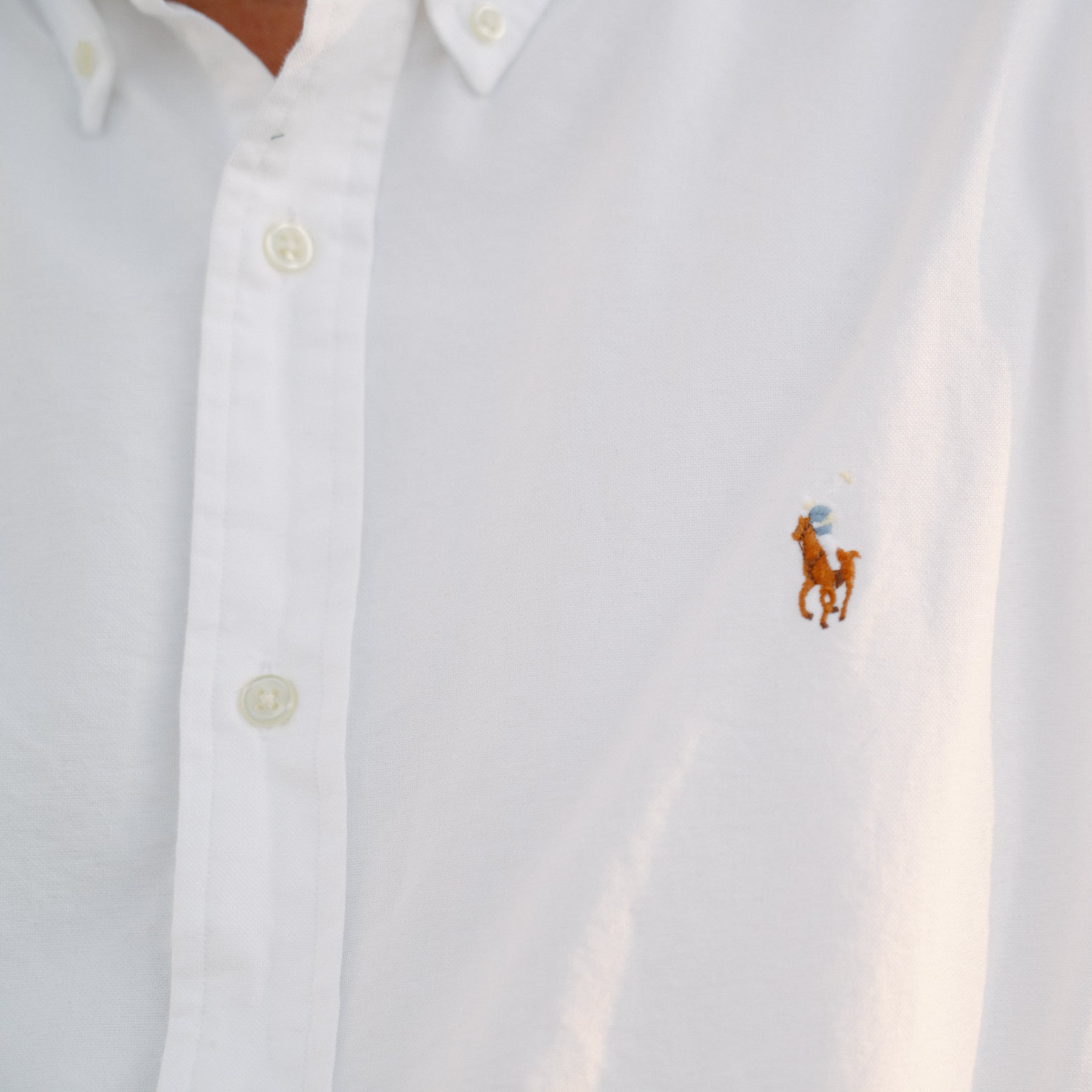Polo Ralph Lauren Iconic Oxford Shirt Classic Fit White Polo Ralph Lauren Iconic Oxford Shirt Classic Fit White