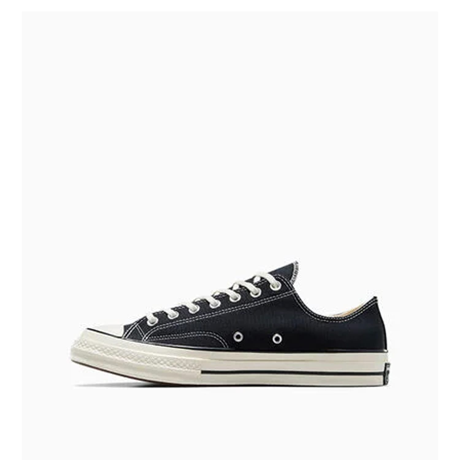 Converse Chuck 70 Canvas Unisex Low Top Shoe Black/ Black/ Egret