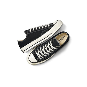 Converse Chuck 70 Canvas Unisex Low Top Shoe Black/ Black/ Egret