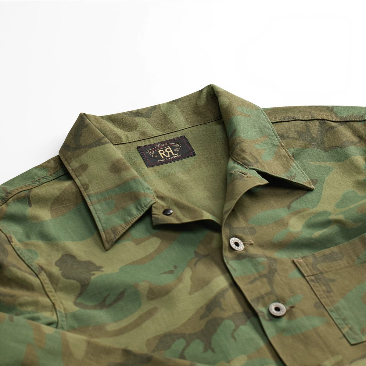 RRL Camo Ripstop Overshirt Camo