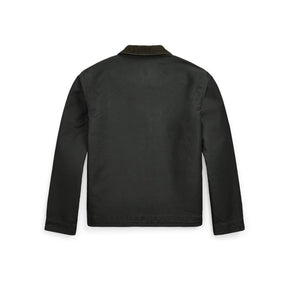 RRL Corduroy-Collar Cotton Deck Jacket Vintage Black