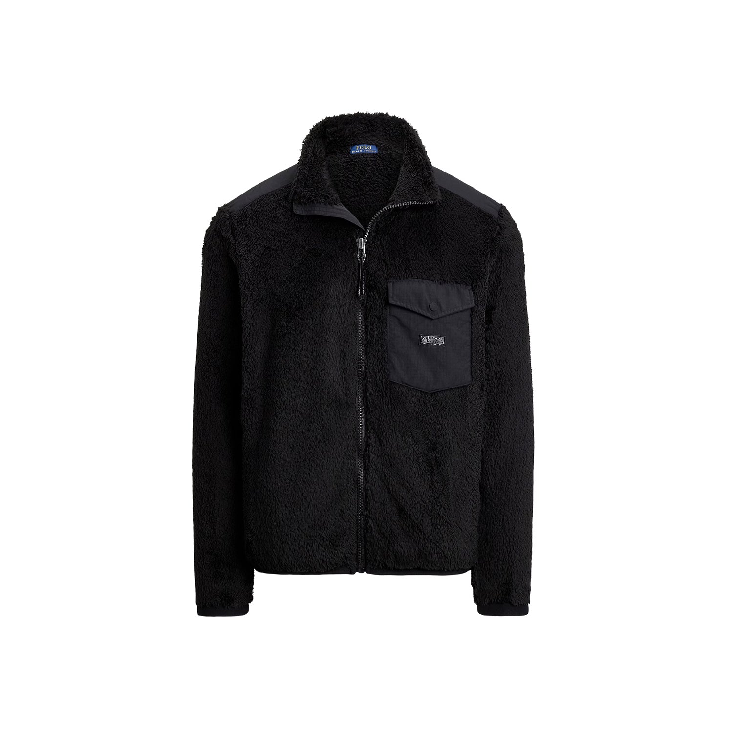 Polo Ralph Lauren Curly Pile Fleece Jacket Polo Black