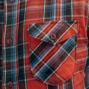 UES Heavy Flannel Shirt Red