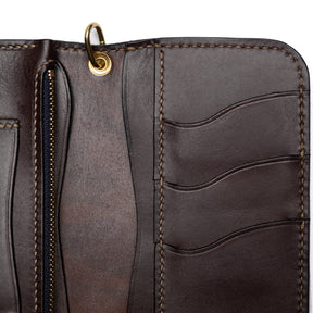 The Black Acre Roper Wallet Black & Brown