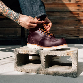 Red Wing Heritage 8847 6" Moc Toe Black Cherry