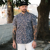 Rogue Territory Maker Shirt Navy Floral