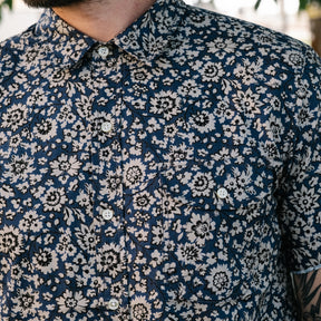 Rogue Territory Maker Shirt Navy Floral